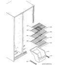 FREEZER SHELVES Diagram and Parts List for HSS22DDMBWH  Hotpoint Refrigerator