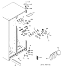 FRESH FOOD SECTION Diagram and Parts List for RSG20DDMBFWW  General Electric Refrigerator