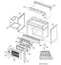 OUTER BODY Diagram and Parts List for ZDP36L6DSS  General Electric Range