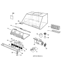RANGE HOOD Diagram and Parts List for ZV891Y2SS  General Electric Range Hood