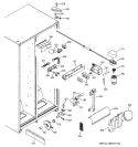 FRESH FOOD SECTION Diagram and Parts List for GSS25SGMBBS  General Electric Refrigerator