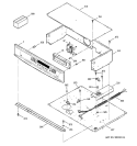 CONTROL PANEL Diagram and Parts List for JTP45BA5BB  General Electric Wall Oven