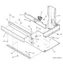 CENTER SPACER Diagram and Parts List for JTP45BA5BB  General Electric Wall Oven