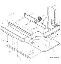 CENTER SPACER Diagram and Parts List for JTP47SC3SS  General Electric Wall Oven