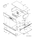 CONTROL PANEL Diagram and Parts List for JTP17SC3SS  General Electric Wall Oven