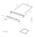 ESCUTCHEON & TRIM Diagram and Parts List for ZGU36N6DSS  General Electric Cooktop