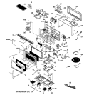 MICROWAVE Diagram and Parts List for JVM1631BB03  General Electric Microwave