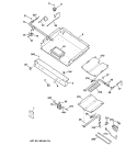 GAS BURNER PARTS Diagram and Parts List for JGBP29BED1CT  General Electric Range