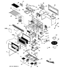 MICROWAVE Diagram and Parts List for JVM1660SB05  General Electric Microwave