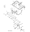 GAS & BURNER PARTS Diagram and Parts List for JGBS20WEA3WW  General Electric Range