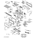MICROWAVE Diagram and Parts List for JVM1653WD001  General Electric Microwave