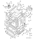 BODY PARTS Diagram and Parts List for JGBP24BEA5AD  General Electric Range
