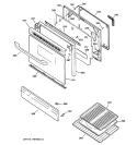 DOOR PARTS Diagram and Parts List for JGBP24BEA5AD  General Electric Range