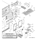 FREEZER SECTION Diagram and Parts List for GTS22KBMARAA  General Electric Refrigerator