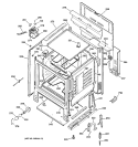 BODY PARTS Diagram and Parts List for RB753BC2AD  Hotpoint Range