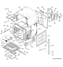 BODY PARTS Diagram and Parts List for JKS05BD1BB  General Electric Wall Oven
