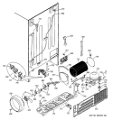SEALED SYSTEM & MOTHER BOARD Diagram and Parts List for PSC23NHMCCC  General Electric Refrigerator