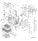 BODY PARTS Diagram and Parts List for ZEK937BD1BB  General Electric Wall Oven