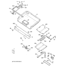 GAS BURNER PARTS Diagram and Parts List for JGBP35GXA5WW  General Electric Range