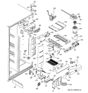 FRESH FOOD SECTION Diagram and Parts List for PSC23NHMDCC  General Electric Refrigerator