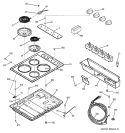 Part Location Diagram of SR10166 GE INSTRUCTION INSTALL
