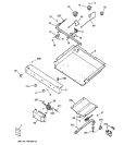GAS & BURNER PARTS Diagram and Parts List for RGB532BEA1CT  Hotpoint Range