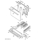 DOOR & DRAWER PARTS Diagram and Parts List for RGB508PEA3AD  Hotpoint Range