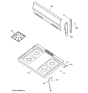COOKTOP Diagram and Parts List for RGB524PPA2AD  Hotpoint Range