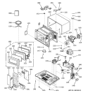 MICROWAVE Diagram and Parts List for JES735WD002  General Electric Microwave