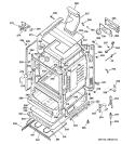 BODY PARTS Diagram and Parts List for JGBP86BEB3BB  General Electric Range