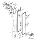 FREEZER DOOR Diagram and Parts List for GSS25LSMABS  General Electric Refrigerator