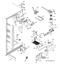 FRESH FOOD SECTION Diagram and Parts List for GSS25LSMABS  General Electric Refrigerator