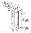 FREEZER DOOR Diagram and Parts List for PIG21MIMAFBB  General Electric Refrigerator