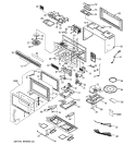 MICROWAVE Diagram and Parts List for JVM1630WB004  General Electric Microwave