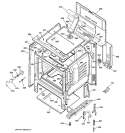 BODY PARTS Diagram and Parts List for JBS61BC1CT  General Electric Range