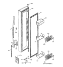 FREEZER DOOR Diagram and Parts List for RSK25LCMACCC  General Electric Refrigerator