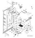FRESH FOOD SECTION Diagram and Parts List for RSK25LCMACCC  General Electric Refrigerator