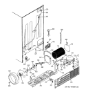 SEALED SYSTEM & MOTHER BOARD Diagram and Parts List for HCK23LCMAFCC  Hotpoint Refrigerator