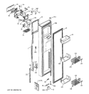 FREEZER DOOR Diagram and Parts List for HSK29MGMACCC  Hotpoint Refrigerator