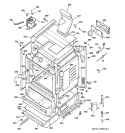 BODY PARTS Diagram and Parts List for RGB845WEC2WW  Hotpoint Range