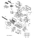 Part Location Diagram of WB07X10414 GE FRAME CONTROL PANEL