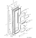 FRESH FOOD DOOR Diagram and Parts List for GIG21IEMAFBB  General Electric Refrigerator