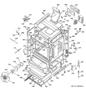 BODY PARTS Diagram and Parts List for JGB920TEC1WW  General Electric Range