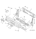Part Location Diagram of WB36T10266 GE TRIM BRACKET Assembly