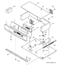 CONTROL PANEL Diagram and Parts List for JTP18CD1CC  General Electric Wall Oven