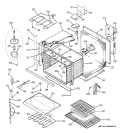 BODY PARTS Diagram and Parts List for JTP18CD1CC  General Electric Wall Oven