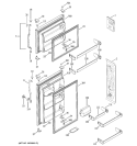 Part Location Diagram of WR17X10905 GE BIN FIXED RAINGUTTER 2L