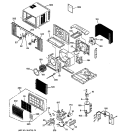 ROOM AIR CONDITIONER Diagram and Parts List for AGV24DAM1  General Electric Air Conditioner