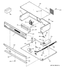 CONTROL PANEL Diagram and Parts List for ZET757WD1WW  General Electric Wall Oven