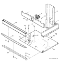 CENTER SPACER Diagram and Parts List for ZET757WD1WW  General Electric Wall Oven